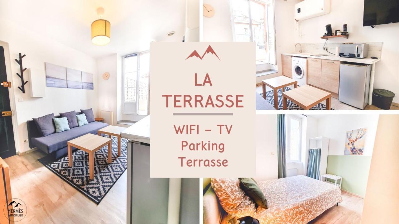 La Terrasse - Appartement Cosy Et Parking A Гренобъл Екстериор снимка